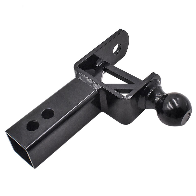 Carbon Steel Road Towing Hitch Receiver Ball Mount Adapter With 1 7/8 Inch Trailer Ball for ATV UTV manufacture