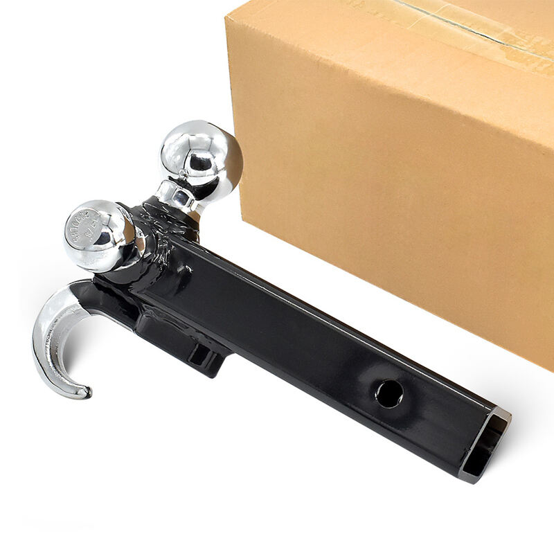 Heavy Duty Aluminum Adjustable Tow Hitch Forged Drop Tri Ball Mount for Trailers Premium Vehicle Parts & Accessories factory