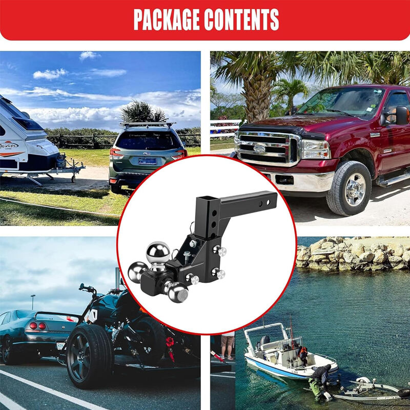 Adjustable Trailer Hitch Ball Mount Heavy Duty Truck Drop Hitch manufacture