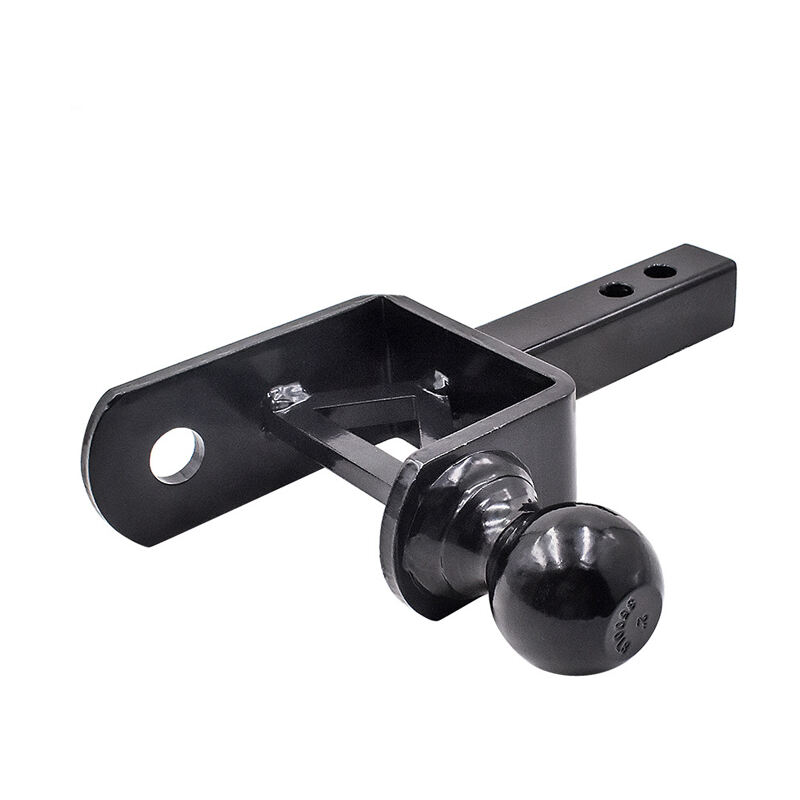 Carbon Steel Road Towing Hitch Receiver Ball Mount Adapter With 1 7/8 Inch Trailer Ball for ATV UTV details