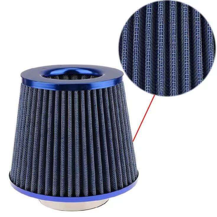 High-Flow Car Performance Sport Air Filter with Cone Modification Aluminum Inlet Car Air Intake Tube Filter manufacture