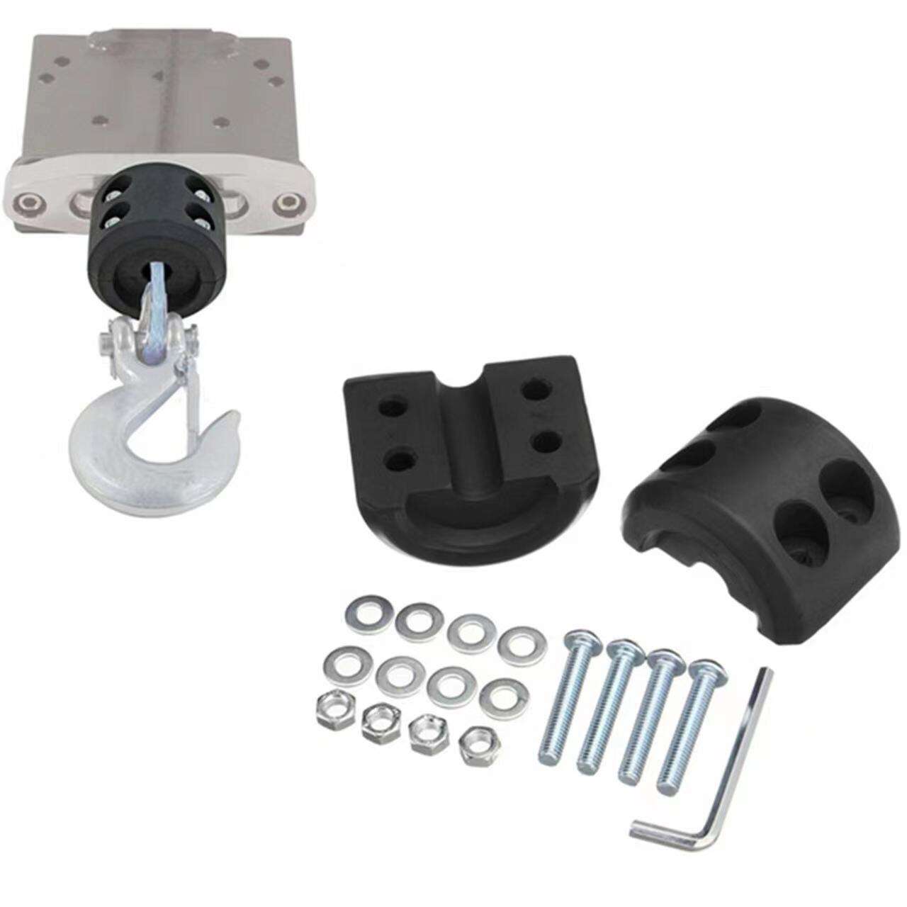 Universal Winch Cable Hook Stopper for ATV & UTV 1/2\" Winch Cable Rubber Rope Line Saver Performance Parts manufacture