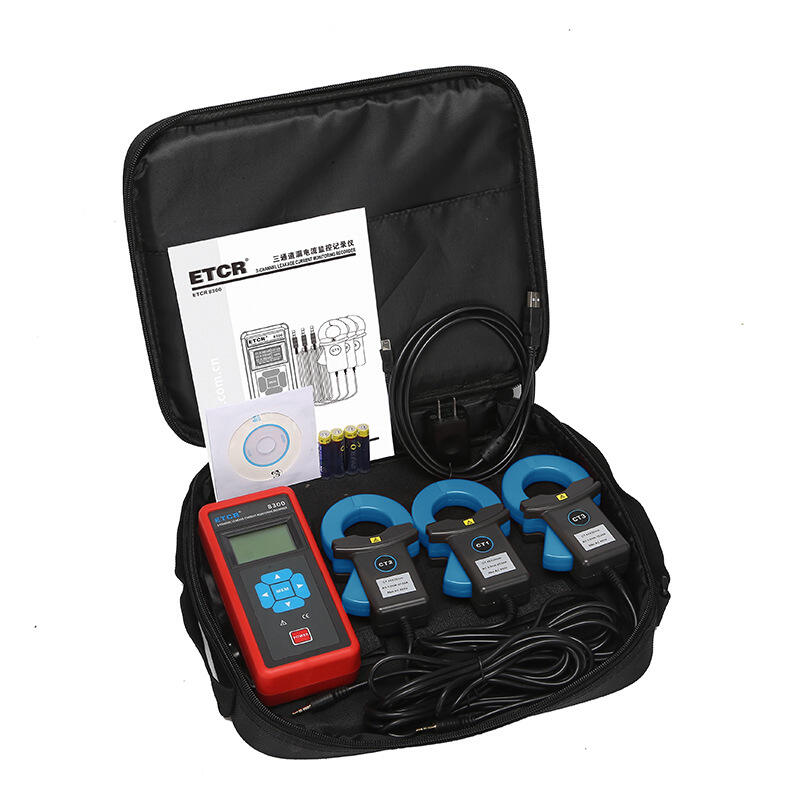 ETCR8300 Three Channel Clamp on Leakage Current Monitoring Recorder manufacture