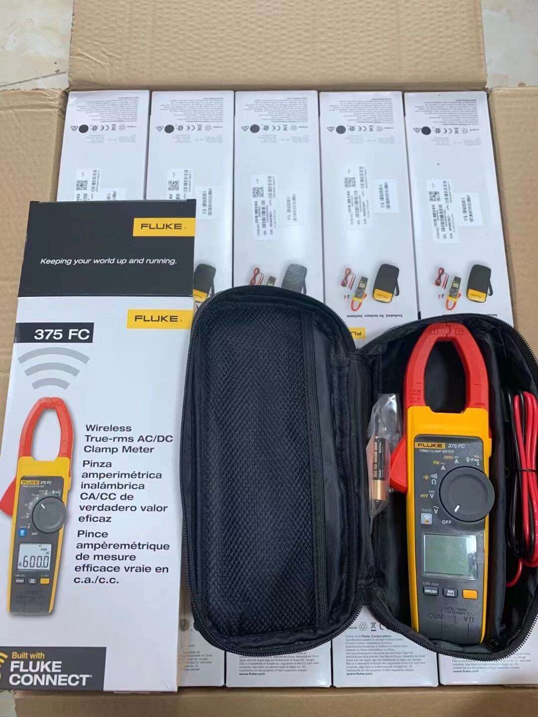 Fluke 375FC True RMS AC DC Clamp Meter 376FC 374FC Digital Clamp Meter details