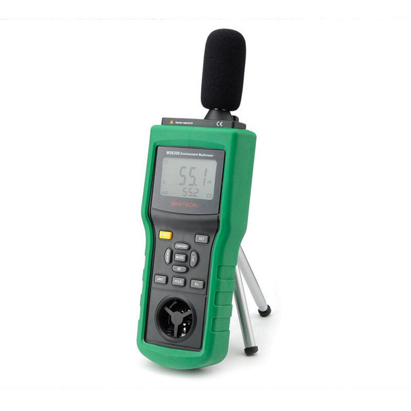 MASTECH MS6300 Environmental Detector Thermohygrometer Illuminance and Anemometer Noise Meter factory