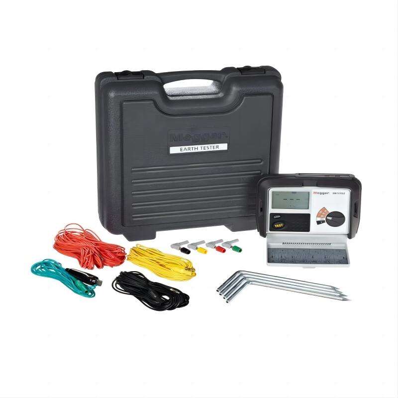DET4TD2 DET4TDR2 Four Pole Soil Resistivity Testing Kit Digital Ground Resistance Tester factory