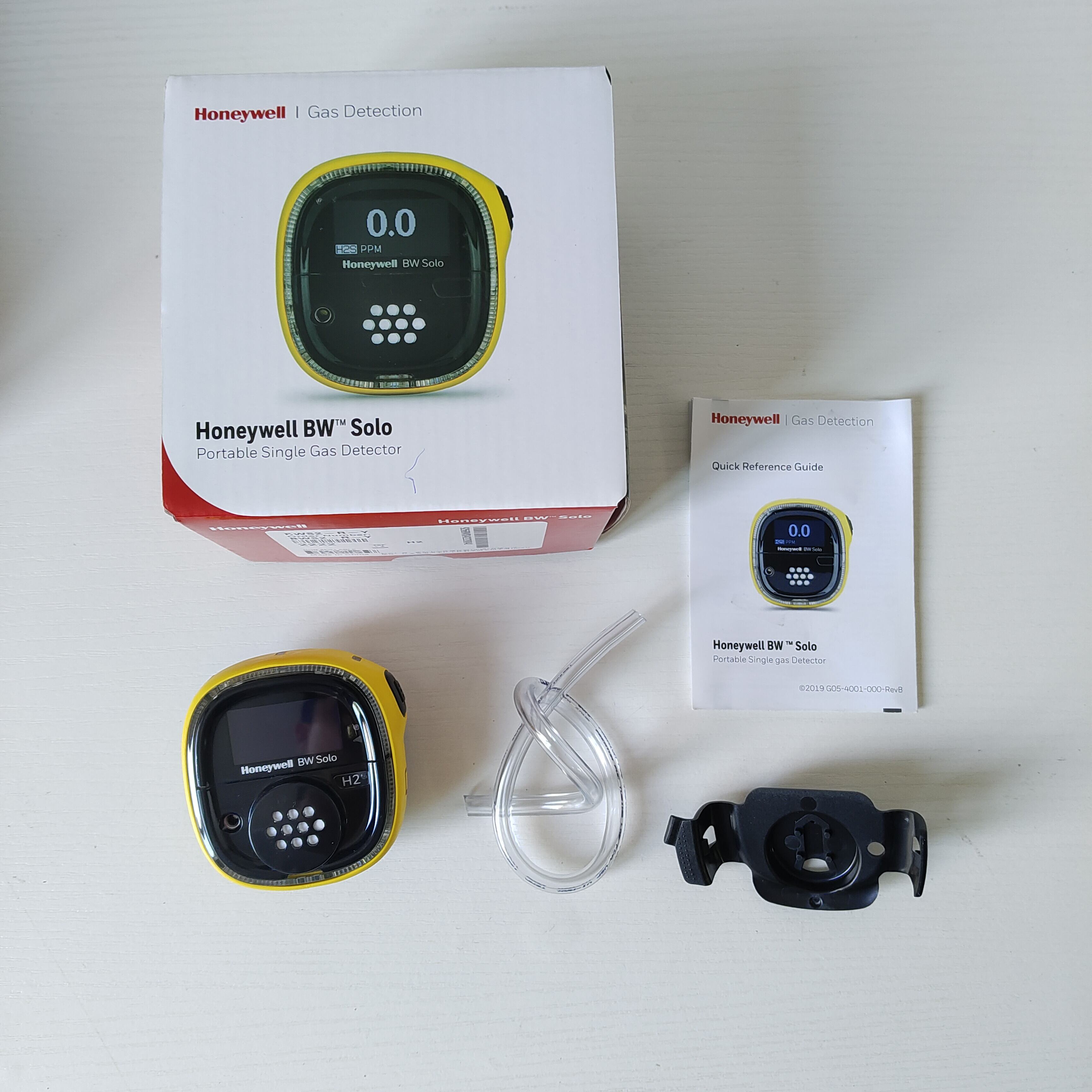 Honeywell BW Solo Single-Gas Detector with Bluetooth and Yellow Housing, SO2, 0 to 100 Ppm factory
