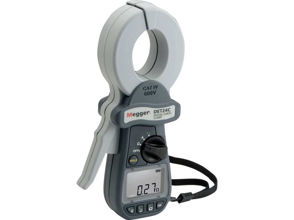 Megger DET24C Digital Clamp-On Ground Resistance Meter with Data Storage and Downloading details
