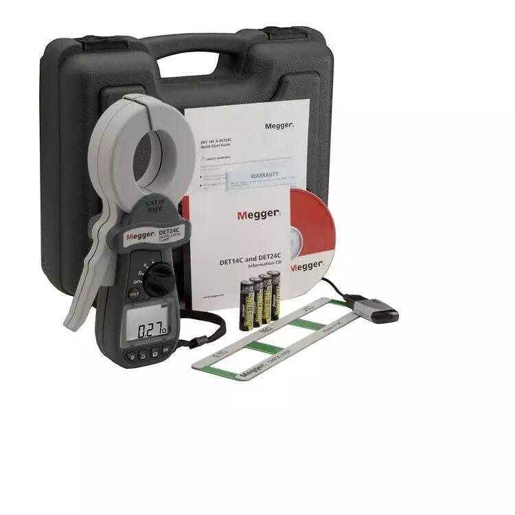 Megger DET24C Digital Clamp-On Ground Resistance Meter with Data Storage and Downloading factory