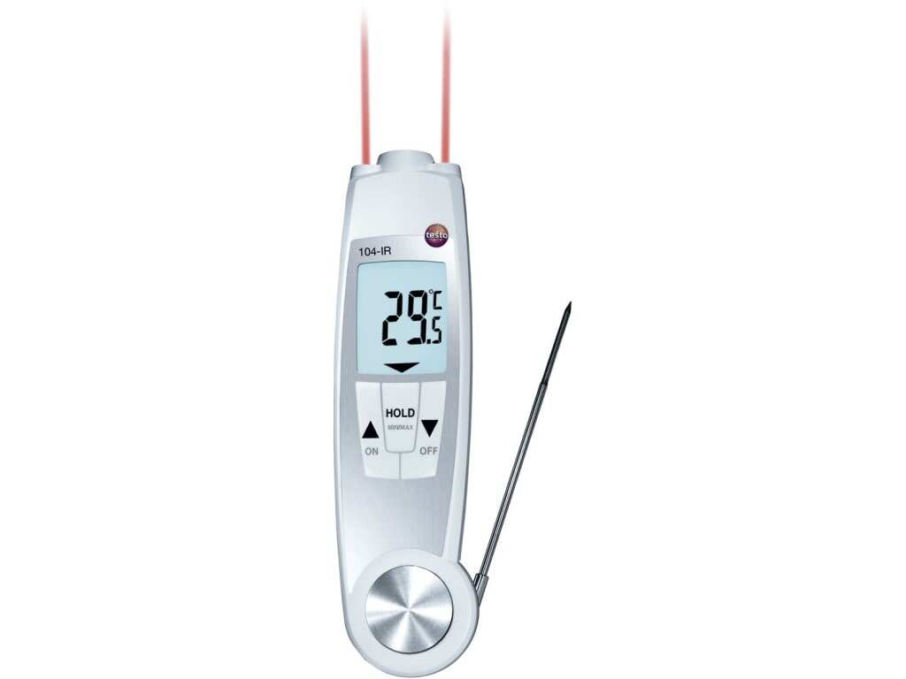 Testo 104-IR Dual Purpose IR and Penetration Thermometer (Part Number 0560 1040 01) manufacture