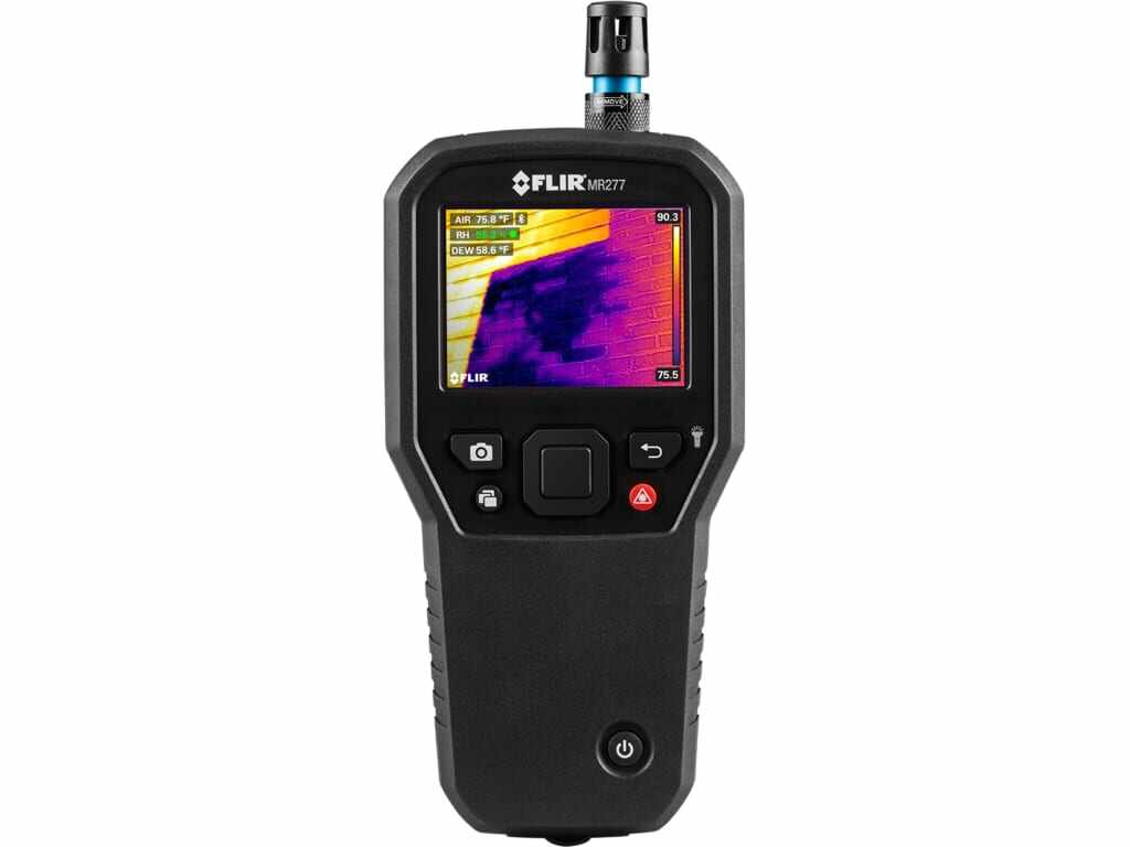 FLIR MR277  Building Inspection System with Moisture Hygrometer and MSX IR Camera details
