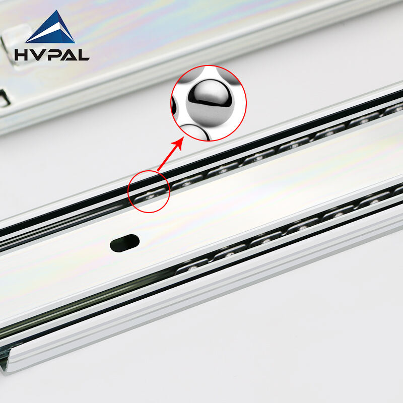 HVPAL 51mm Strong Locking Drawer Slides for Industrial Use Heavy Duty Telescopic Channel supplier