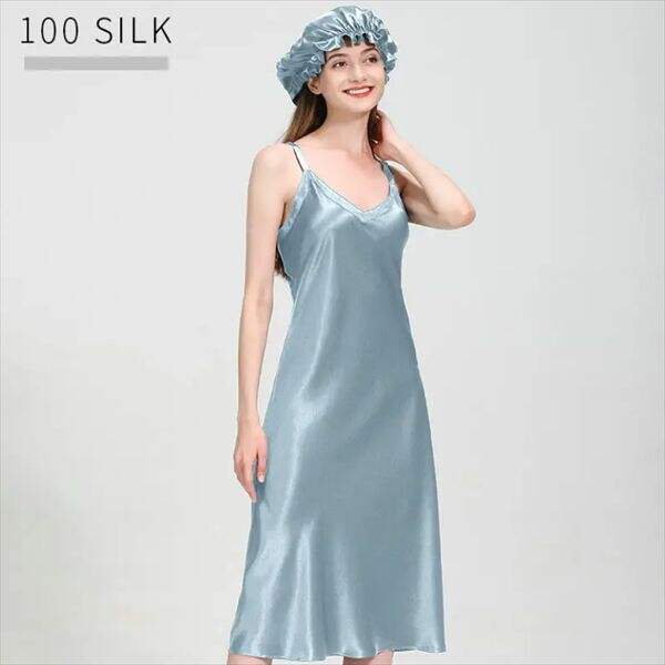How to Wear a Blue Long Silk Dress