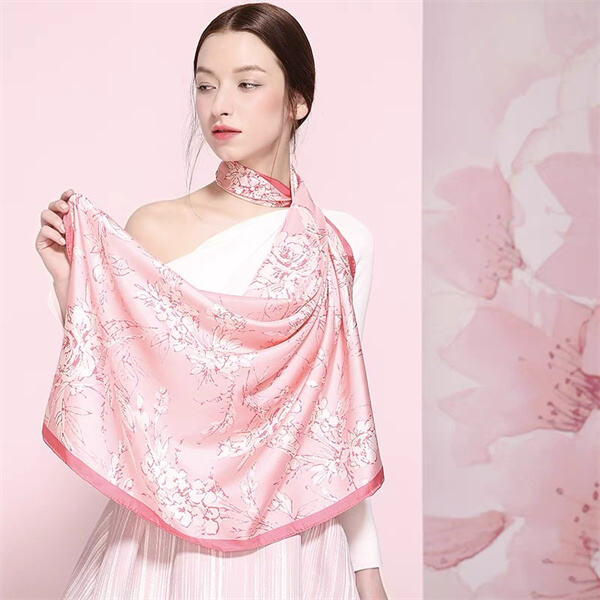 Füge jeder Outfit eine Prise von Eleganz mit einem Seiden-Chiffon-Shawl hinzu