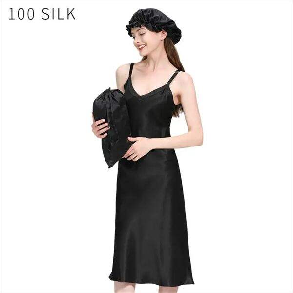 The enduring appeal of the black silk robe.