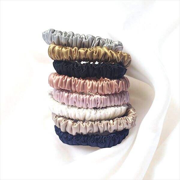 Elevate your ponytail game with silk scrunchies