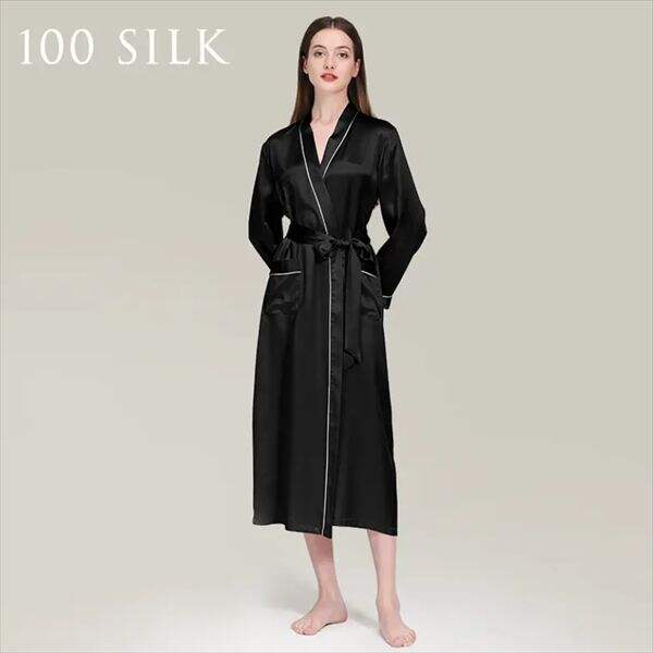 Upgrade Your Sleepwear Game with Long Sleeve Silk Pajamas for Men