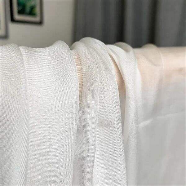 The unique characteristics of pure silk gorgette fabric.