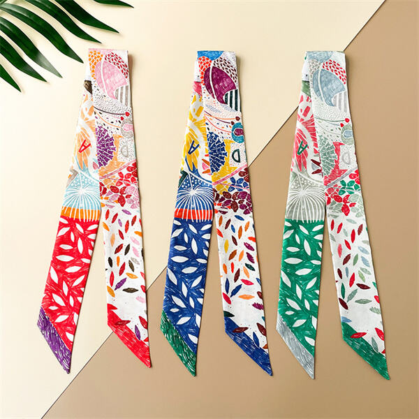 Adding a Pop of Color with Silk Scarves