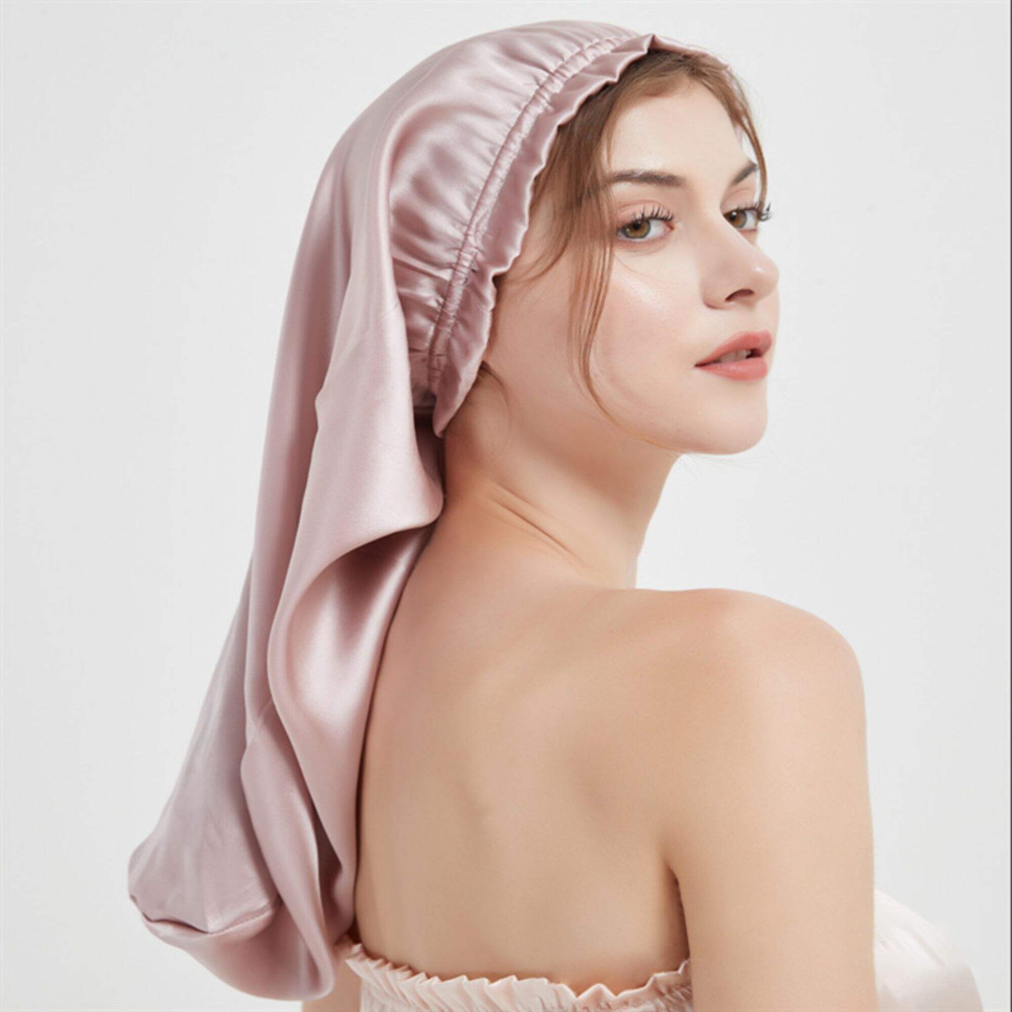 long Silk Bonnet 16momme 19momme 22momme