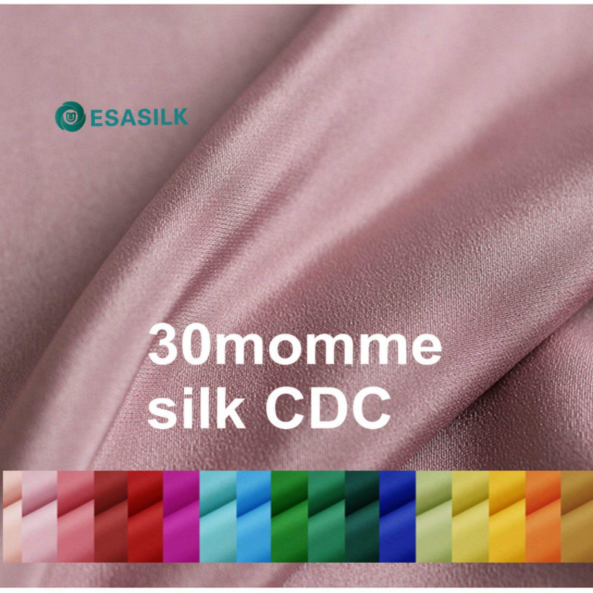 30momme  silk crepe de chine fabric 114cm width