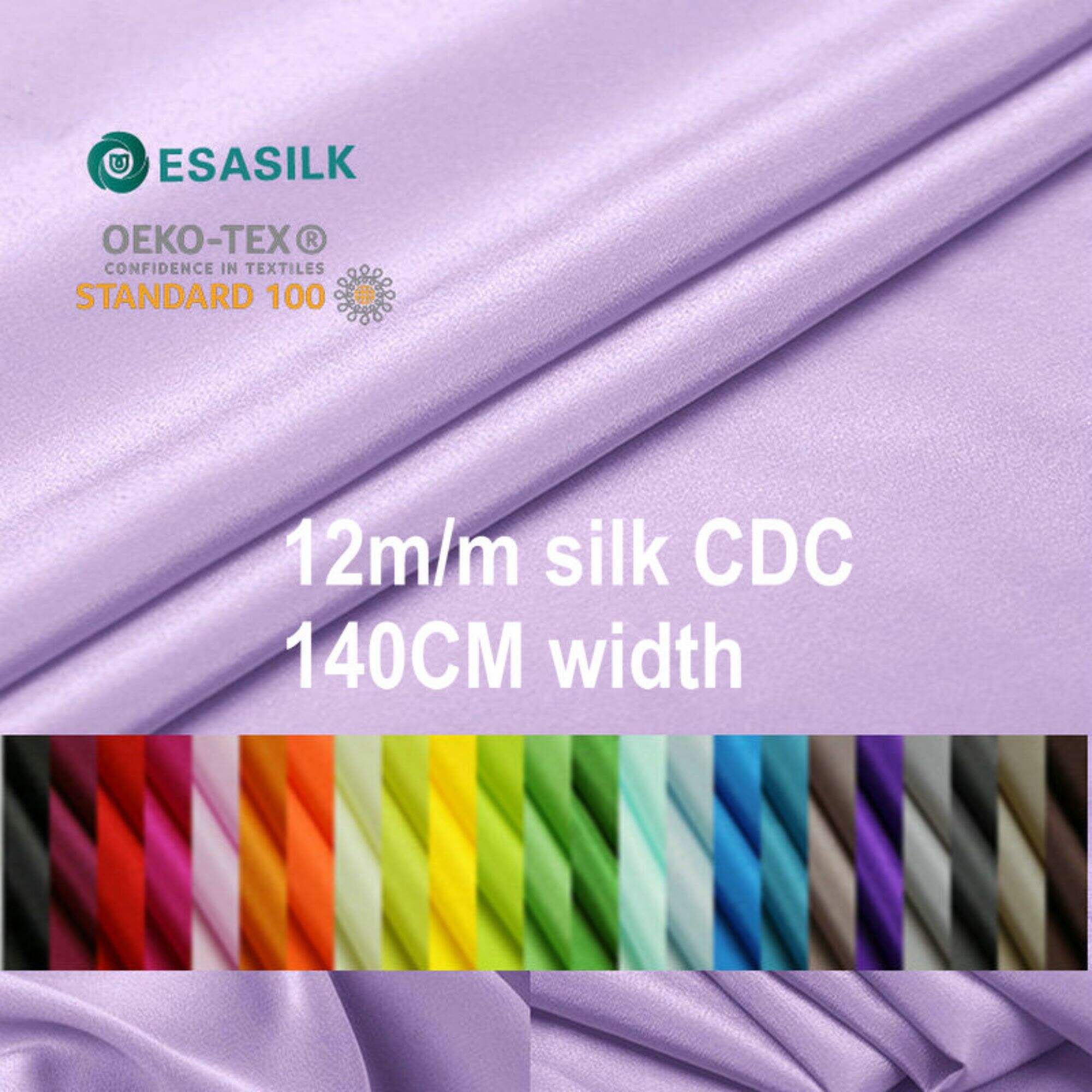 12momme  silk crepe de chine fabric 140CM width