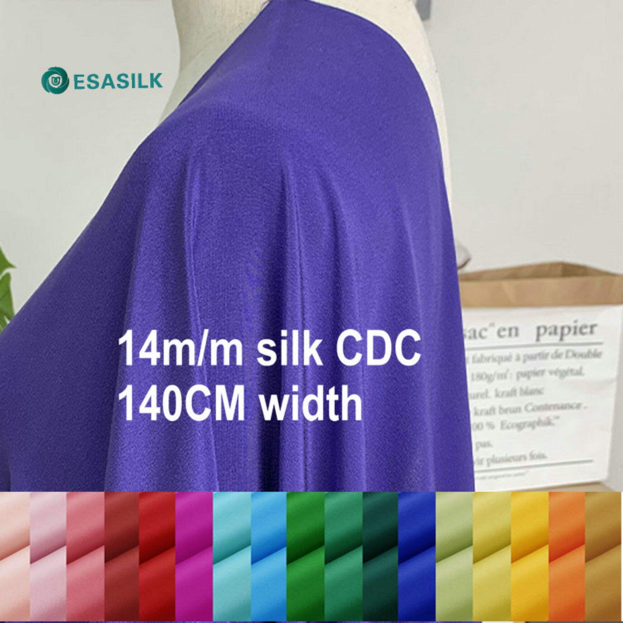 14momme silk crepe de chine lole 140cm laula