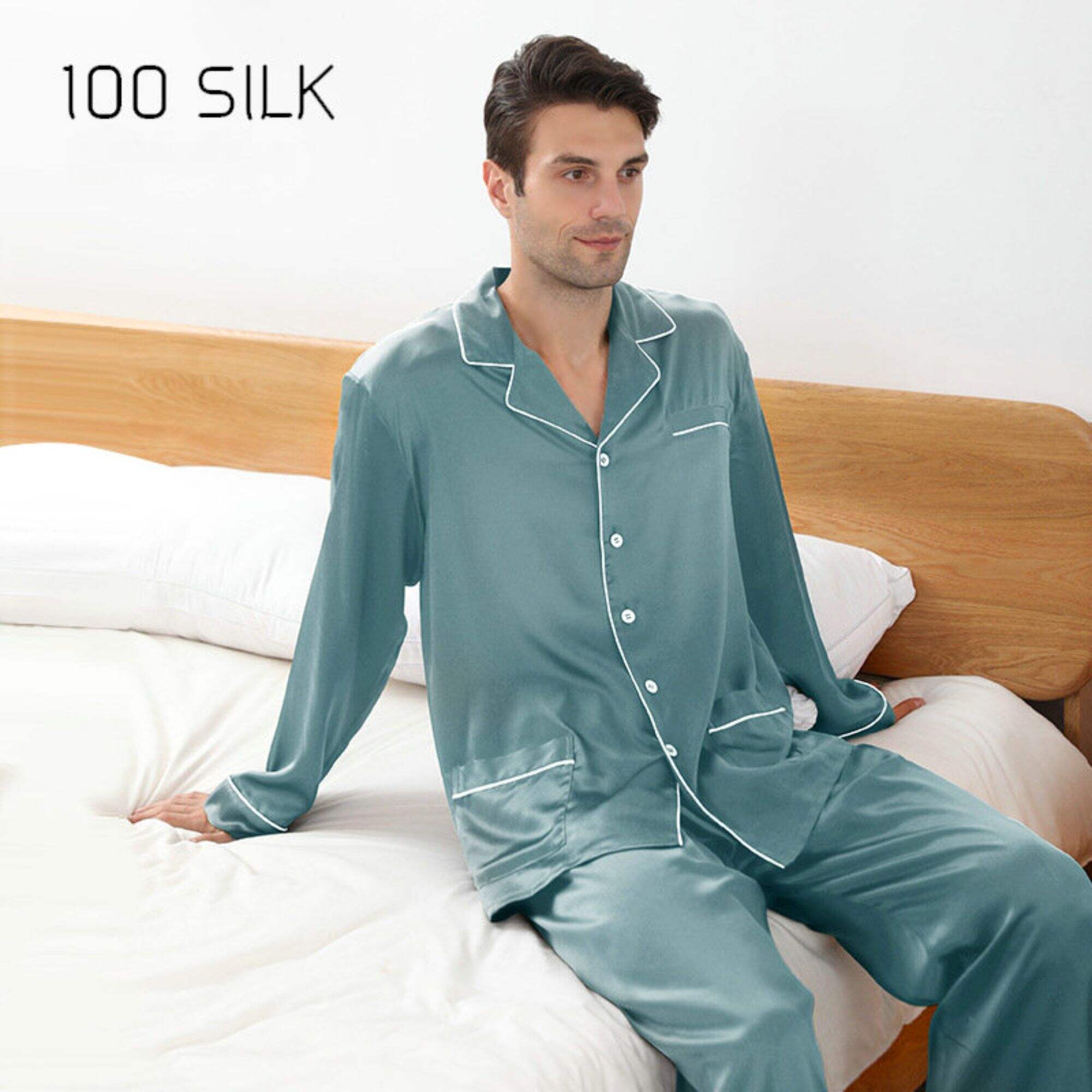 silk pajamas for men