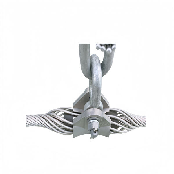 Ensuring safety and reliability with the proper installation of suspension clamps for overhead lines.