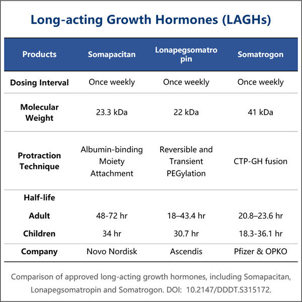 El futuro de la fabricación de hormonas de crecimiento de acción prolongada