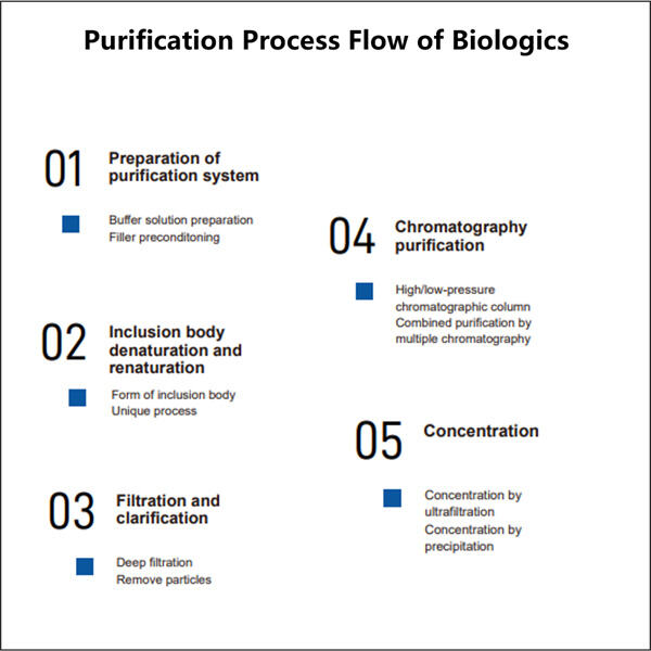 Costruire un solido processo di produzione biologica dalla purificazione alla consegna