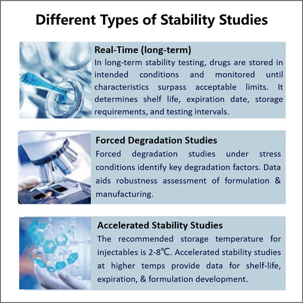 Strategii pentru efectuarea de studii eficiente de stabilitate a substanțelor biologice