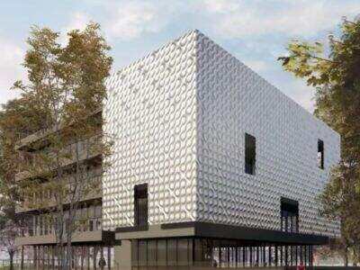 Environmental impact of recycling an architectural metal structure