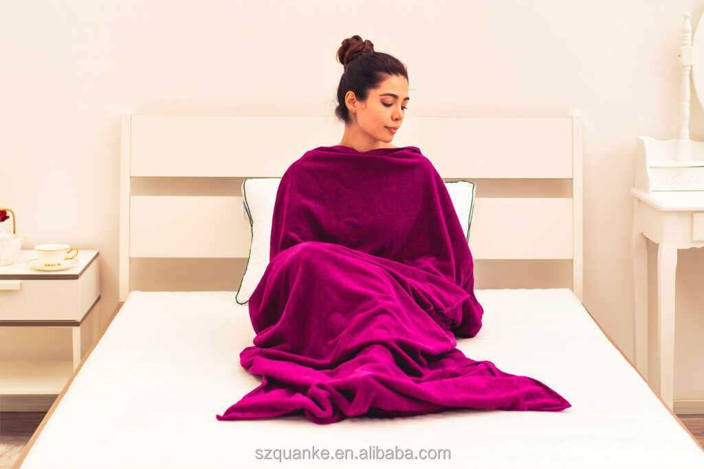 Highly Absorbent Sauna Sleeping Bag Supremely Soft Smooth 35% Bamboo And 65% Organic Cotton Infrared Sauna Blanket Insert manufacture