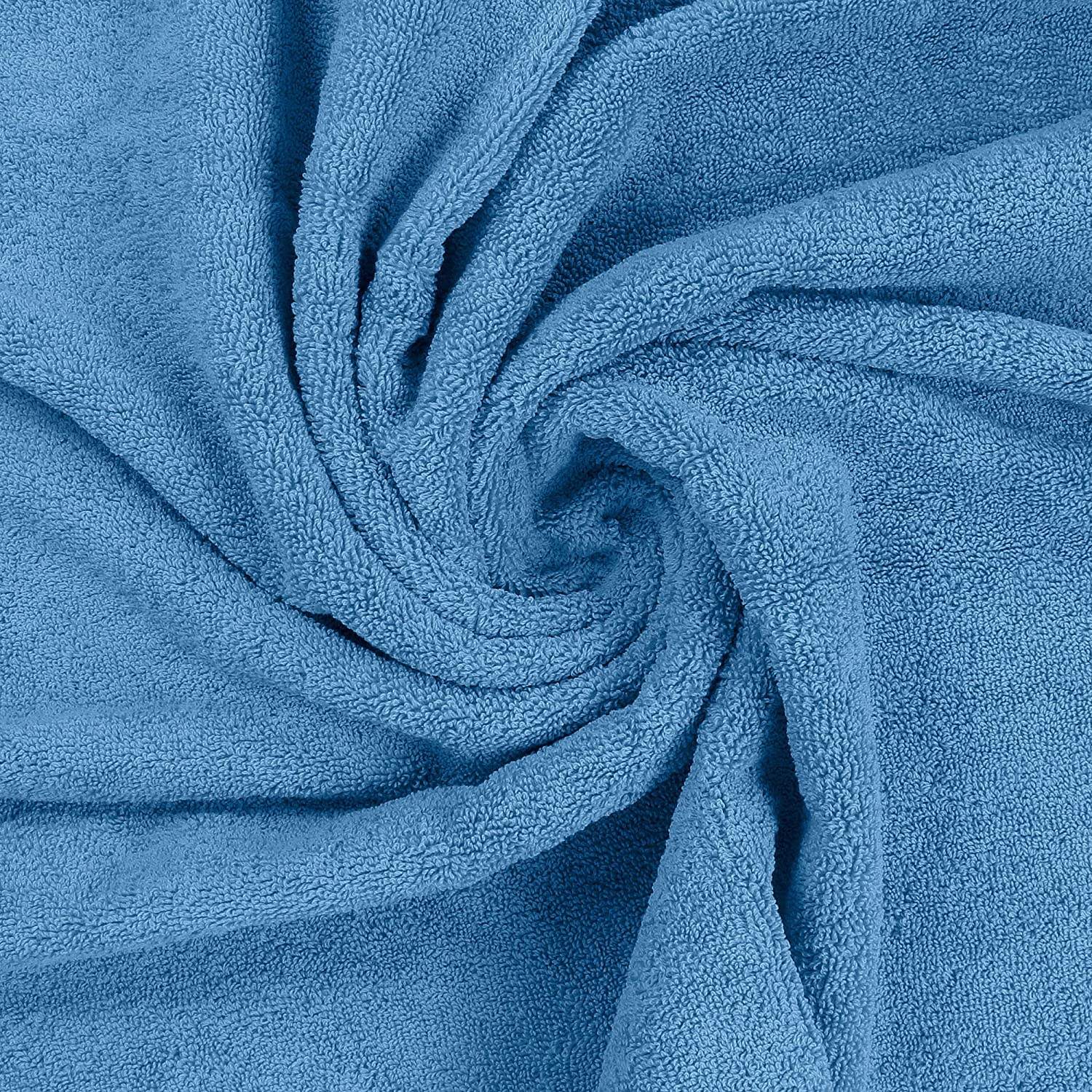 Luxury Super Soft Hotel Quality Towel Bath Set Linen Blue Hand Towels 4 Pack Quick-Dry custom bath Towel factory