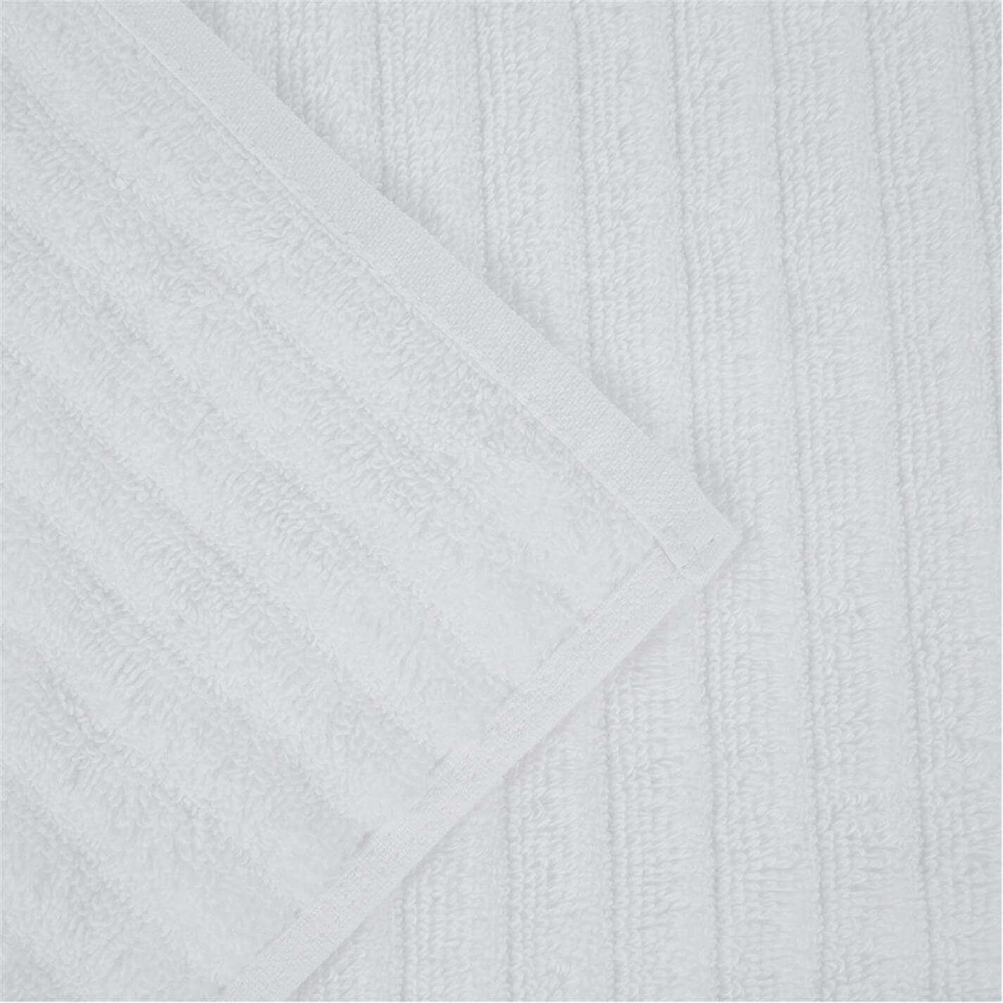 100% Cotton Ribbed Bath Hand Towels Sets Bath Sheets Spa Sauna Body Wrap Towels with Custom LOGO  70X140 700 GSM for Home Hotel supplier