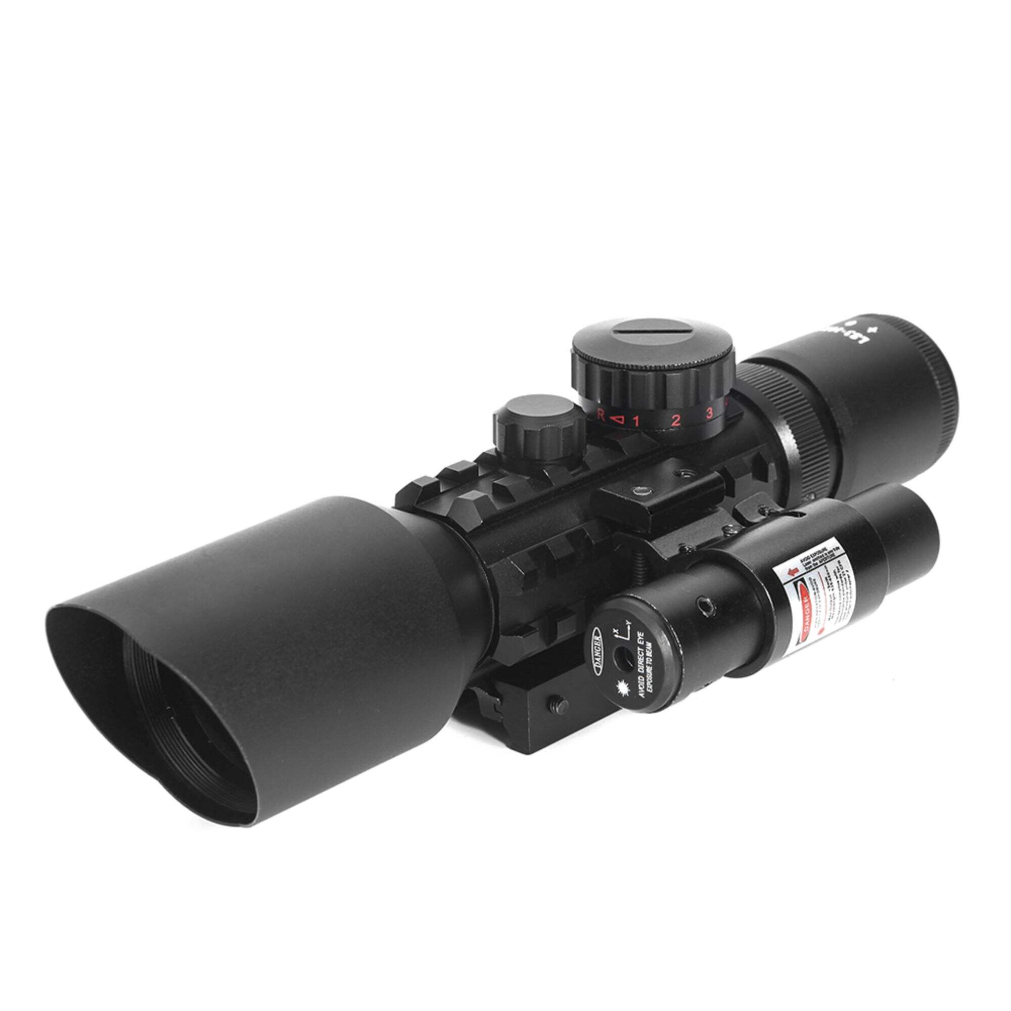 M9 3-10x42 Scope Red Green Illuminated Scope for Hunting Outdoor Long Range Scope