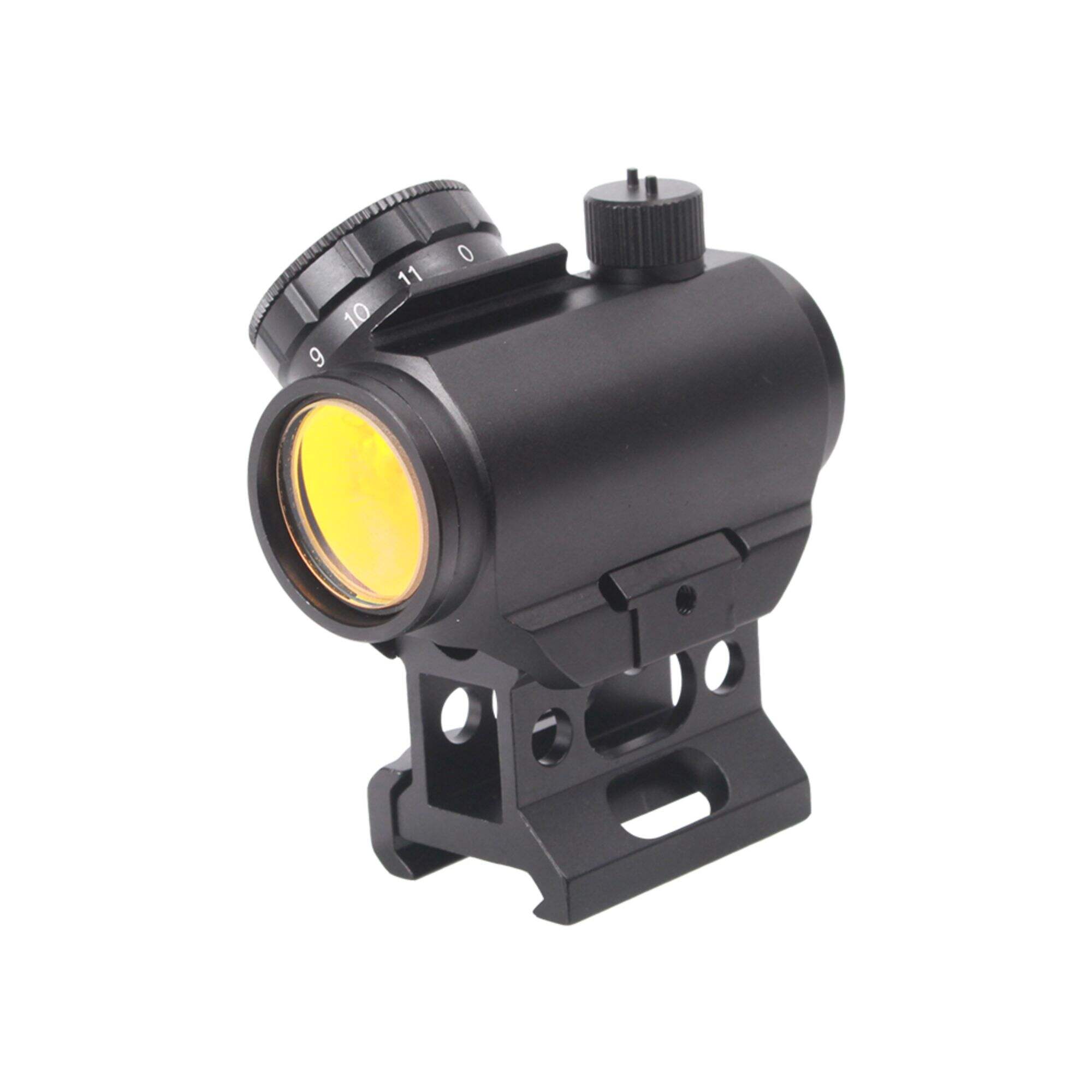 M6 1x25mm Reflex Sight Waterproof & Shockproof & Fog-Proof Red Dot Scope with 1 inch Riser Mount