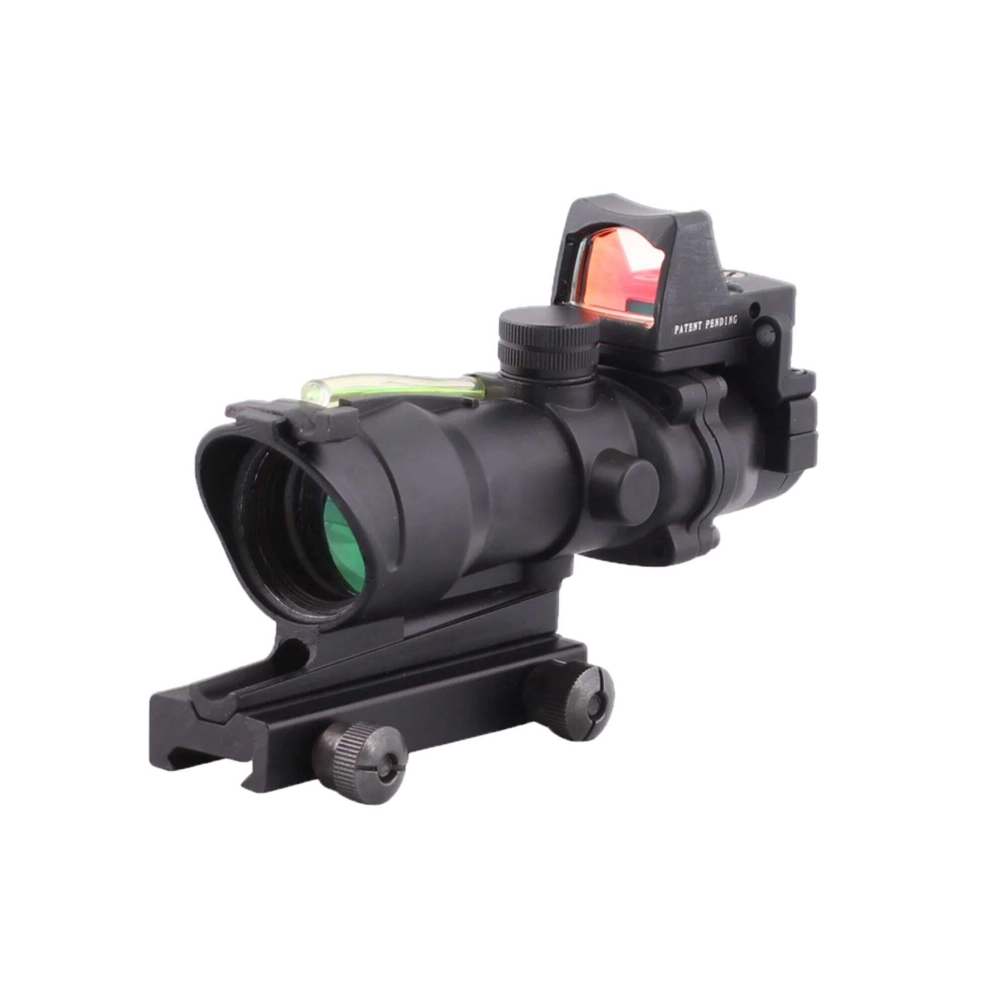 Fiber Optics Hunting Scope with Red Dot Sight