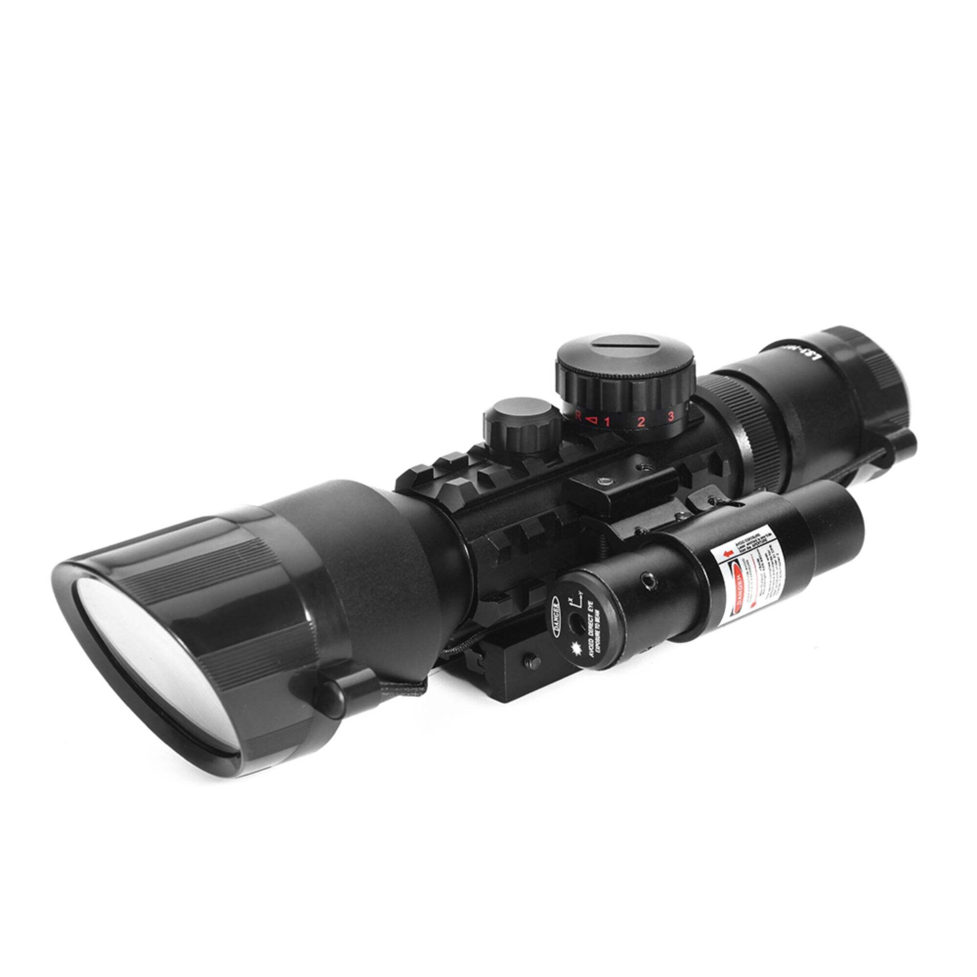 M9 3-10x42 Scope Red Green Illuminated Scope for Hunting Outdoor Long Range Scope