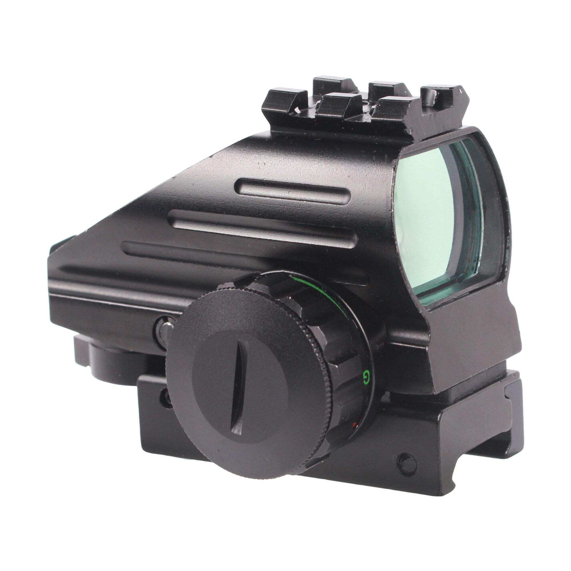 HD103C 1x22x33 Reflex Sight Red and Green 4 Reticle Dot Sight with Red Laser Sight