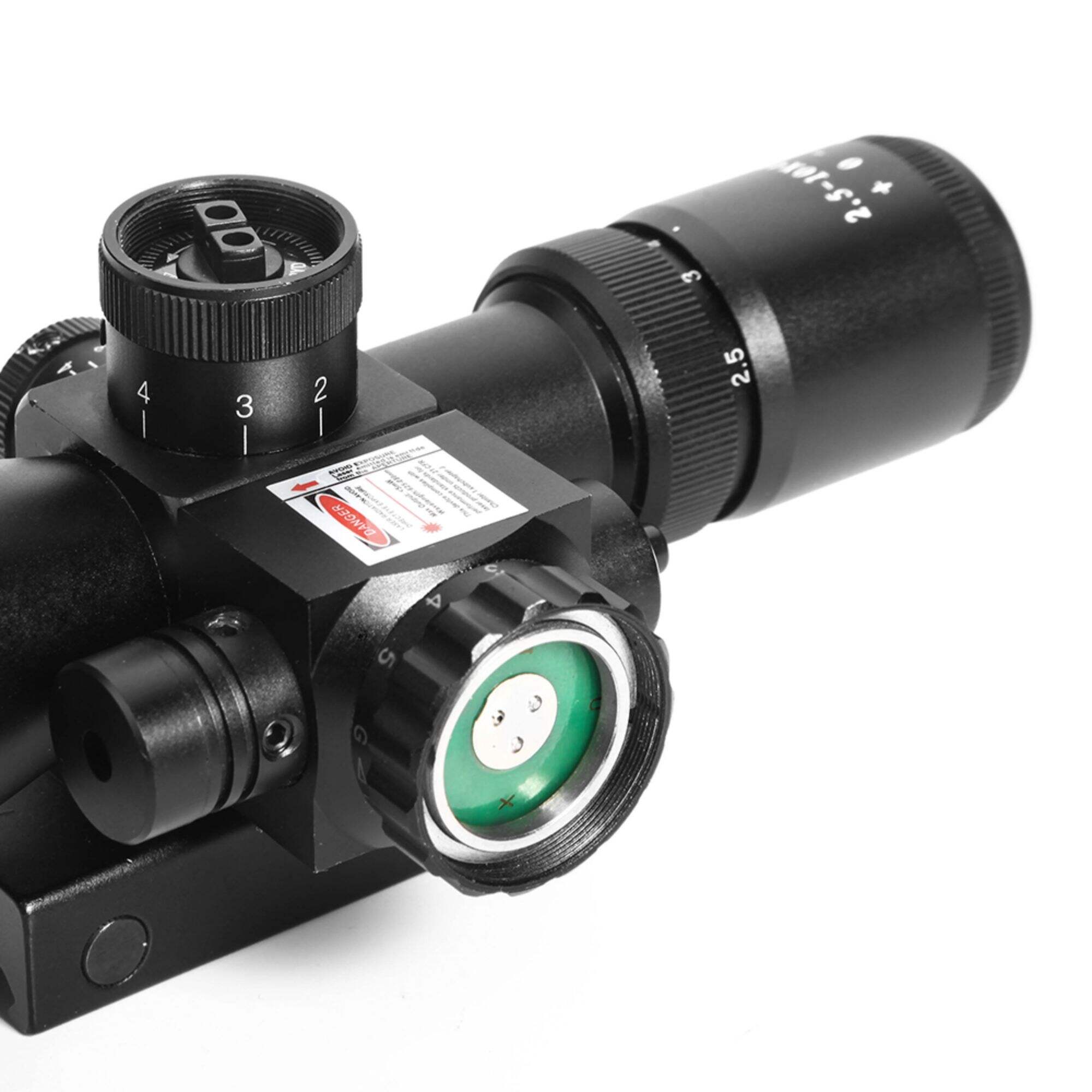 2.5-10X40 Illuminated Scope with Green Sight