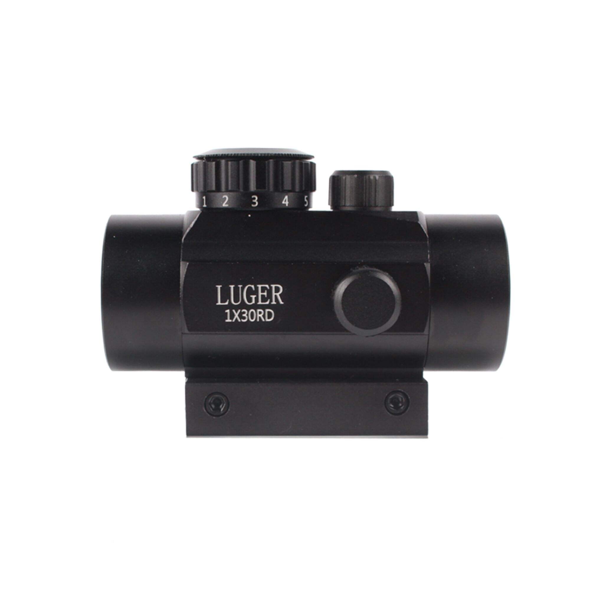 1x30 Red Color Reflex Sight with Flip Up Cover Red Green Dot Scope for 20mm/11mm