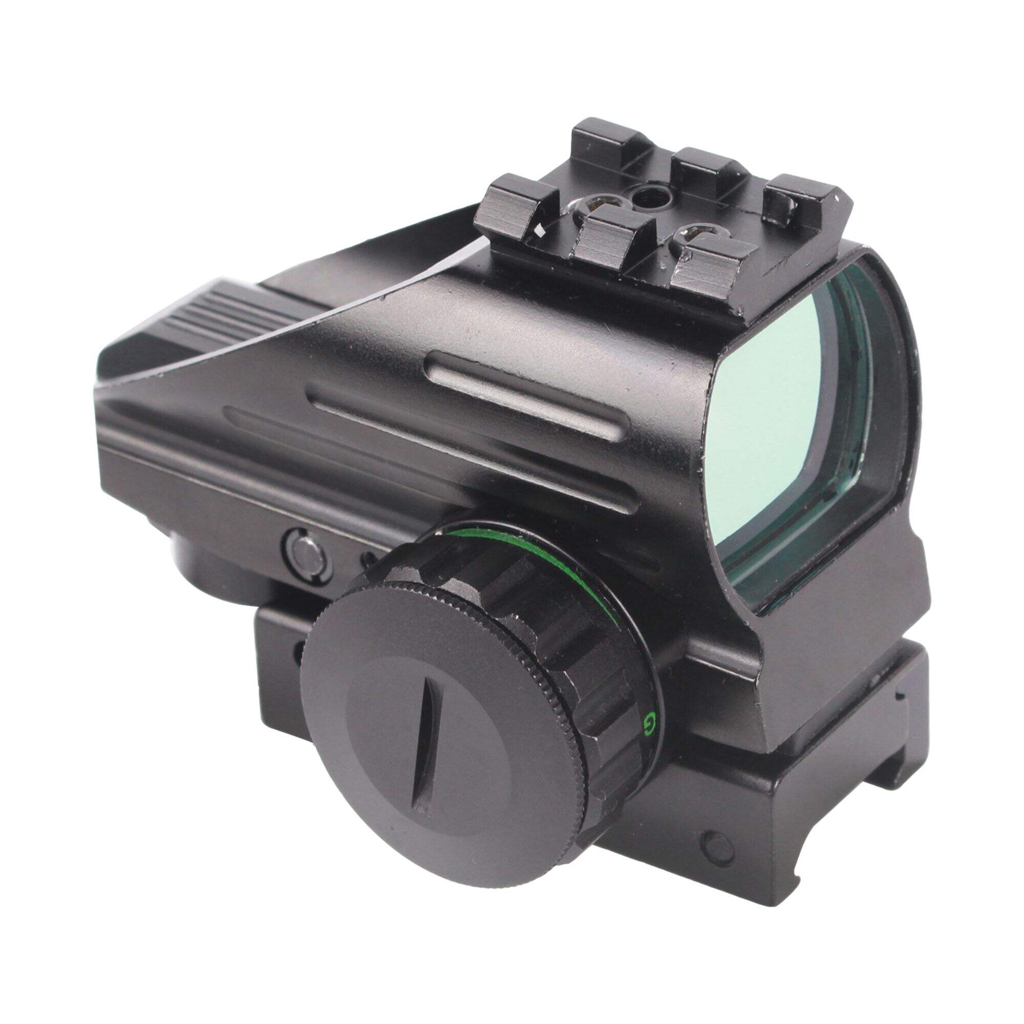 HD103C 1x22x33 Reflex Sight Red and Green 4 Reticle Dot Sight with Red Laser Sight