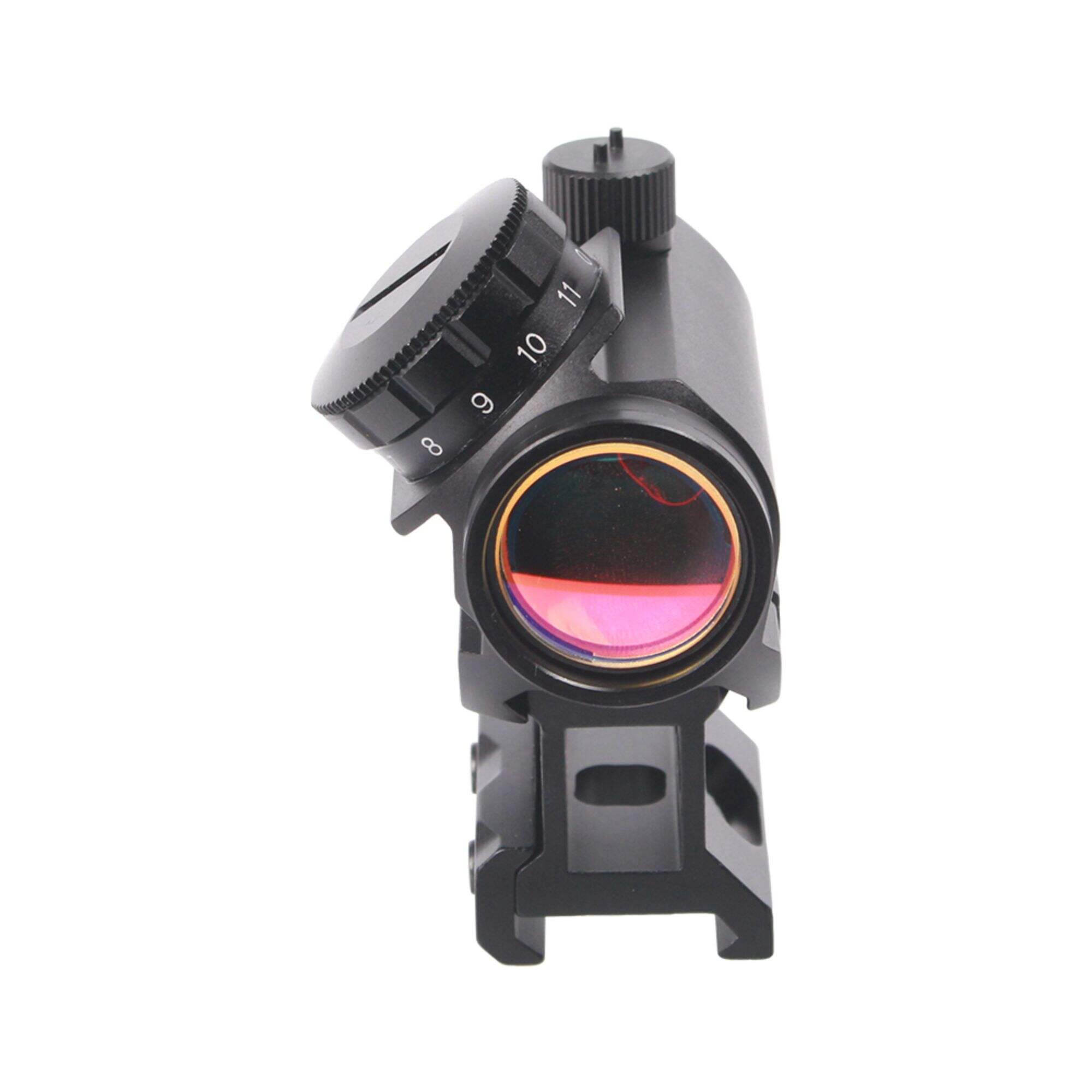 M6 1x25mm Reflex Sight Waterproof & Shockproof & Fog-Proof Red Dot Scope with 1 inch Riser Mount