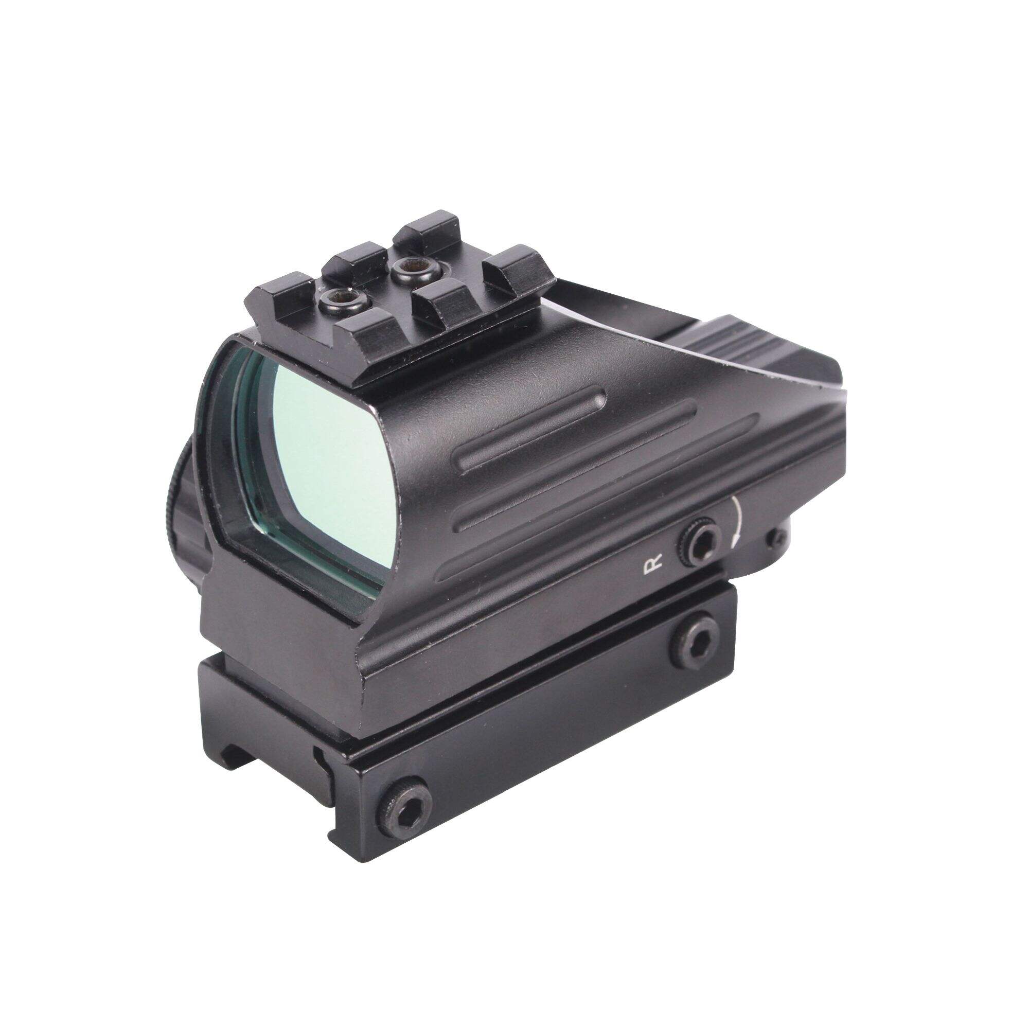 HD103C 1x22x33 Reflex Sight Red and Green 4 Reticle Dot Sight with Red Laser Sight