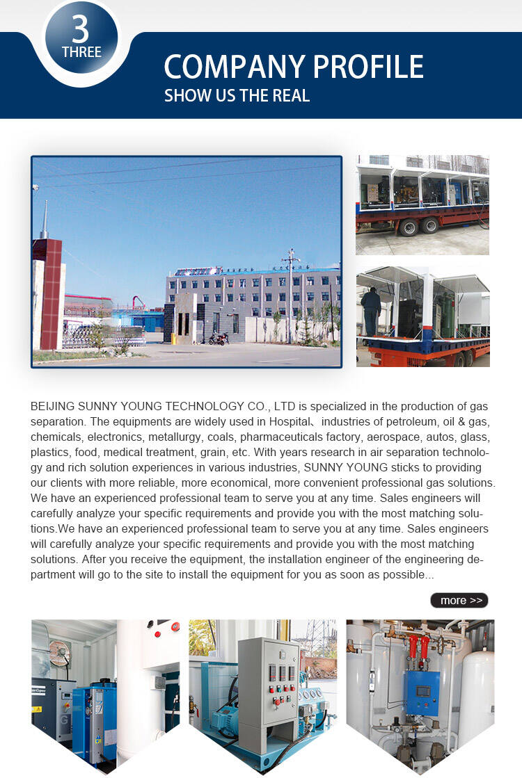 Waste treatment plant oxygen generation equipment nitrogen generator manufacture