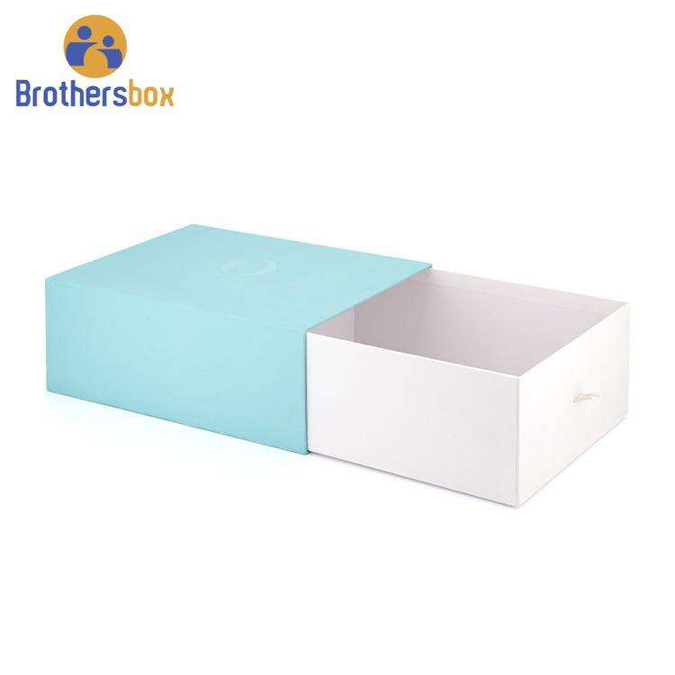 Χονδρικό συρτάρι χάρτινο κουτί δώρου / προσαρμοσμένο λογότυπο συρόμενη συσκευασία