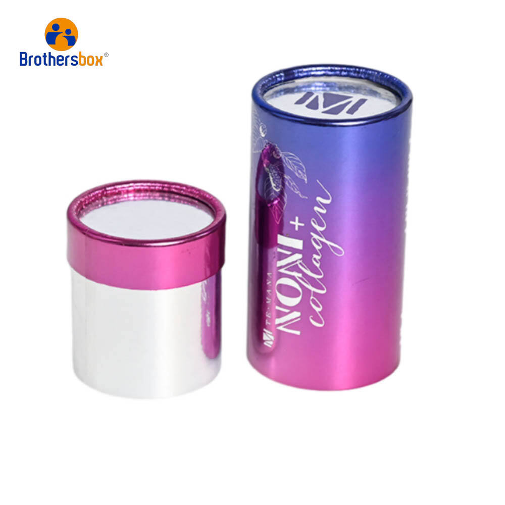 Cajas de embalaje de cosméticos de cilindro personalizado al por mayor