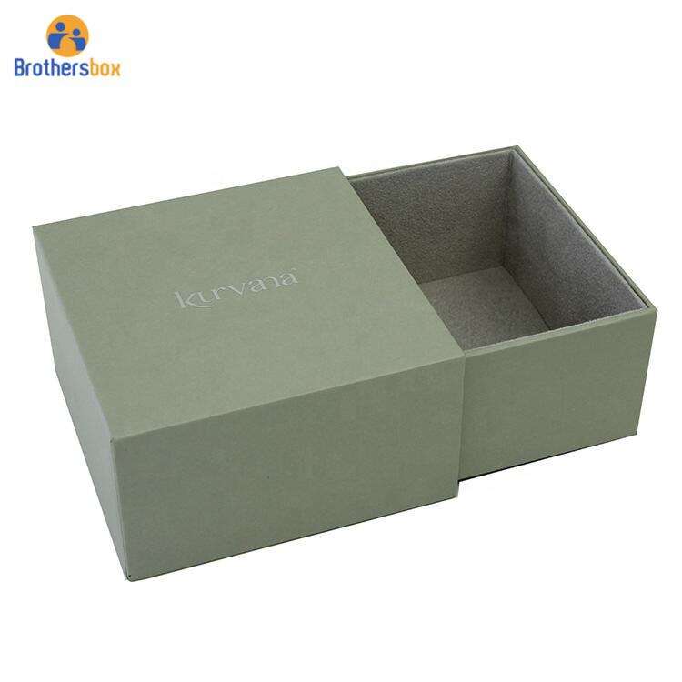 Custom Gift Box Sliding Packaging / Cardboard Paper Drawer Box